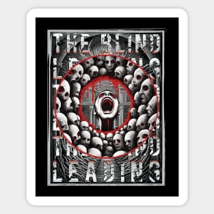 The Blind Leading The Blind.- Red Variant. Sticker